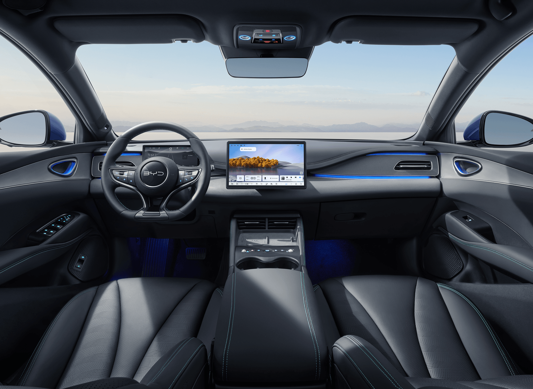 Black & Blue Interior Image